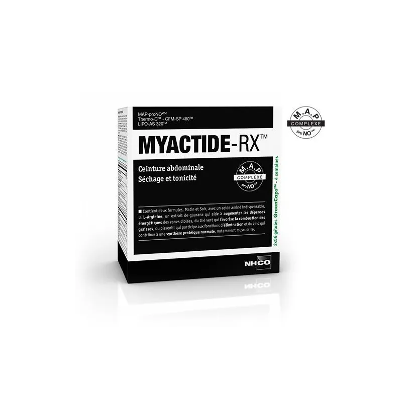 NH-CO Myactide-RX Action ciblée ceinture abdominale 2x56 gélules