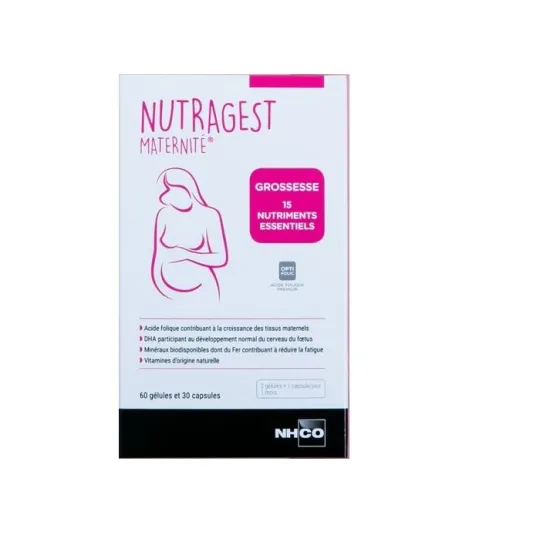 NH-CO Nutragest Maternité 60 Gélules 30 Capsules NH-CO Nutragest Maternité 60 Gélules 30 Capsules