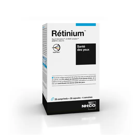 NH-CO Rétinium Santé des Yeux 28 comprimés+28 capsules NH-CO Rétinium Santé des Yeux 28 comprimés+28 capsules