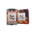 Nildor Bougie Ambre & Bijou Jaspe Rouge 150g