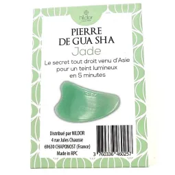 Nildor Pierre de Gua Sha Jade Naturelle