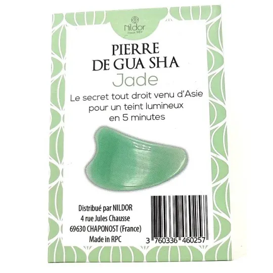 Nildor Pierre de Gua Sha Jade Naturelle Nildor Pierre de Gua Sha Jade Naturelle