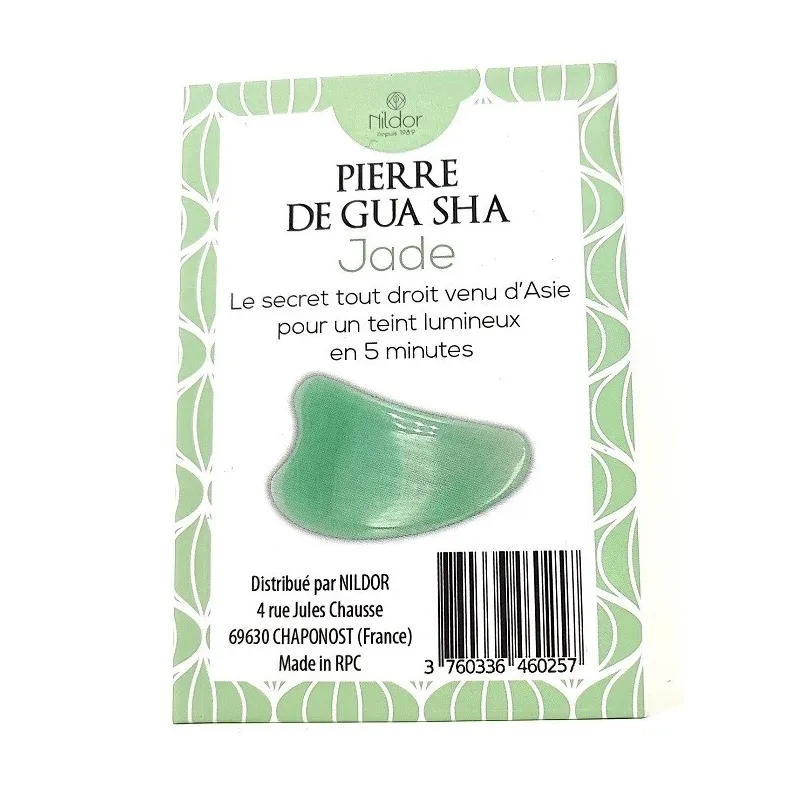 Nildor Pierre de Gua Sha Jade Naturelle Nildor Pierre de Gua Sha Jade Naturelle