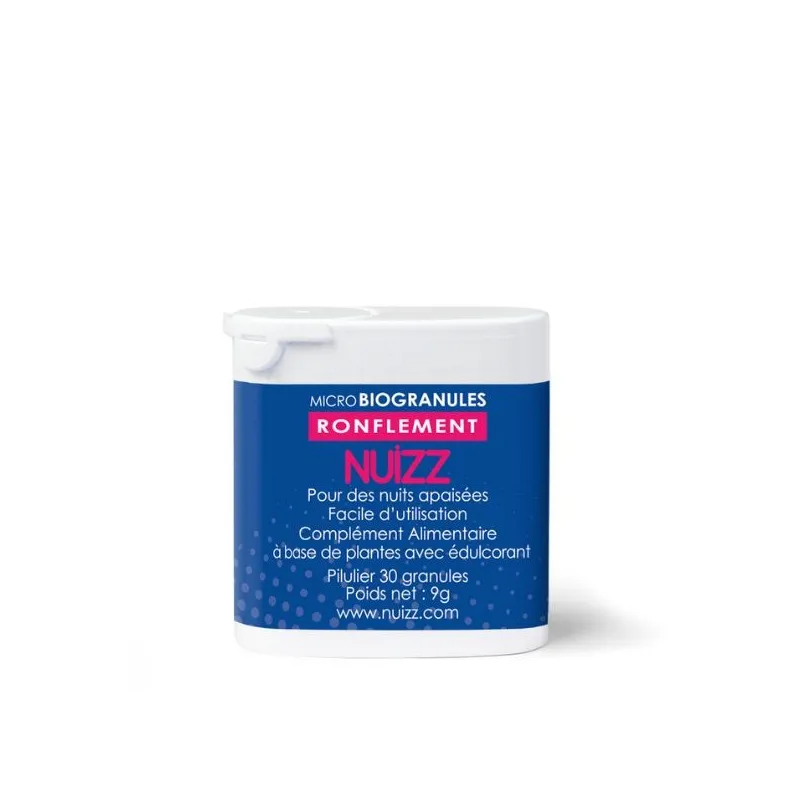 Nuizz Ronflement MicroBiogranules Anti-Ronflement 30 granules Nuizz Ronflement MicroBiogranules Anti-Ronflement 30 granules