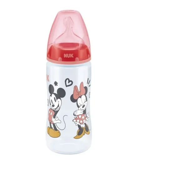 Nuk First Choice+ Biberon Mickey Minnie 6-18 mois 300ml Nuk First Choice+ Biberon Mickey Minnie 6-18 mois 300ml