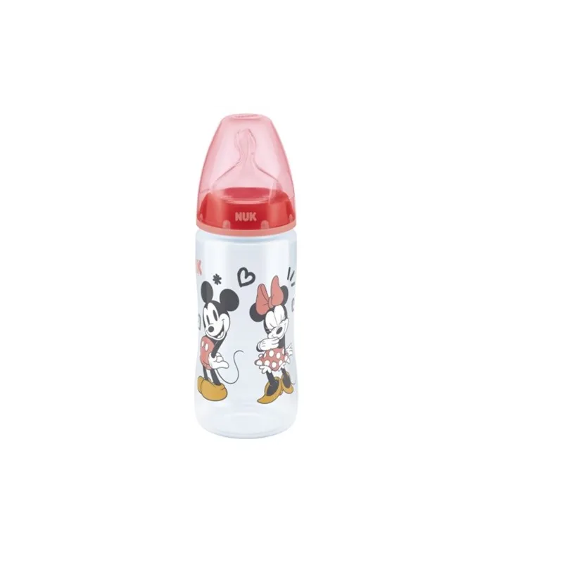 Nuk First Choice+ Biberon Mickey Minnie 6-18 mois 300ml Nuk First Choice+ Biberon Mickey Minnie 6-18 mois 300ml