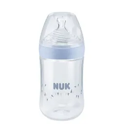 Nuk Nature Sens Biberon 6-18 mois Taille M Bleu