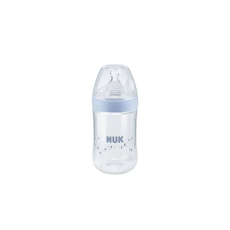 Nuk Nature Sens Biberon 6-18 mois Taille M Bleu