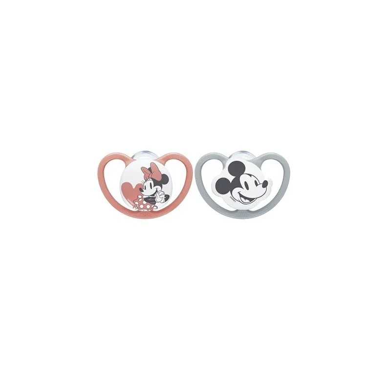 Nuk Space 2 Sucettes Mickey Minnie 18-36 mois Nuk Space 2 Sucettes Mickey Minnie 18-36 mois