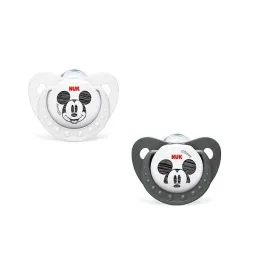 Nuk Sucette Disney Mickey Physiologique Silicone 2 ème Age lot de 2