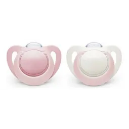 Nuk Sucettes Genius 0-2 mois X2 Rose