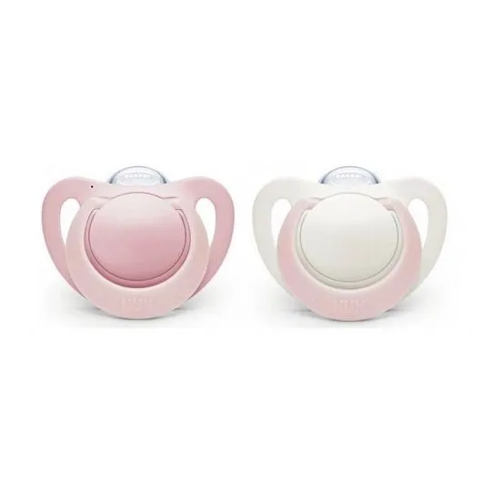 Nuk Sucettes Genius 0-2 mois X2 Rose Nuk Sucettes Genius 0-2 mois X2 Rose