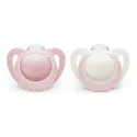 Nuk Sucettes Genius 18-36 mois X2 Rose Nuk Sucettes Genius 18-36 mois X2 Rose