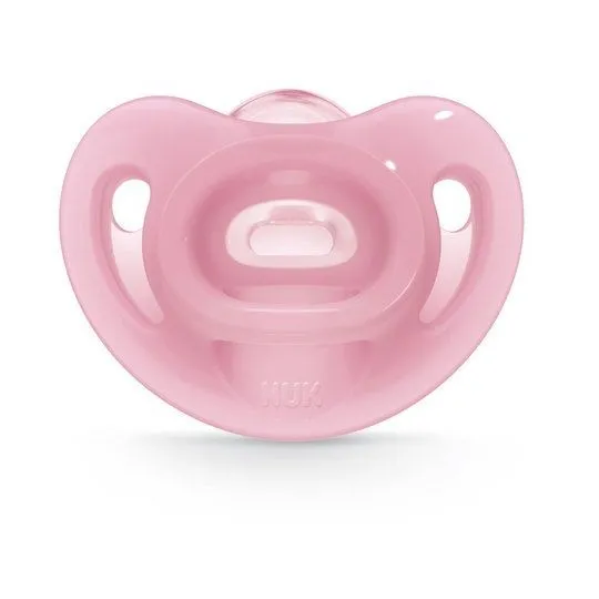Nuk Sucettes Sensitive Rose Violet 6-18 mois Duo Nuk Sucettes Sensitive Rose Violet 6-18 mois Duo