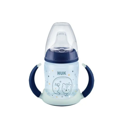 Nuk Tasse d'Apprentissage Nuit à Embout Souple 6-18 Mois 150ml-Bleu Nuk Tasse d'Apprentissage Nuit à Embout Souple 6-18 Mois 150ml-Bleu