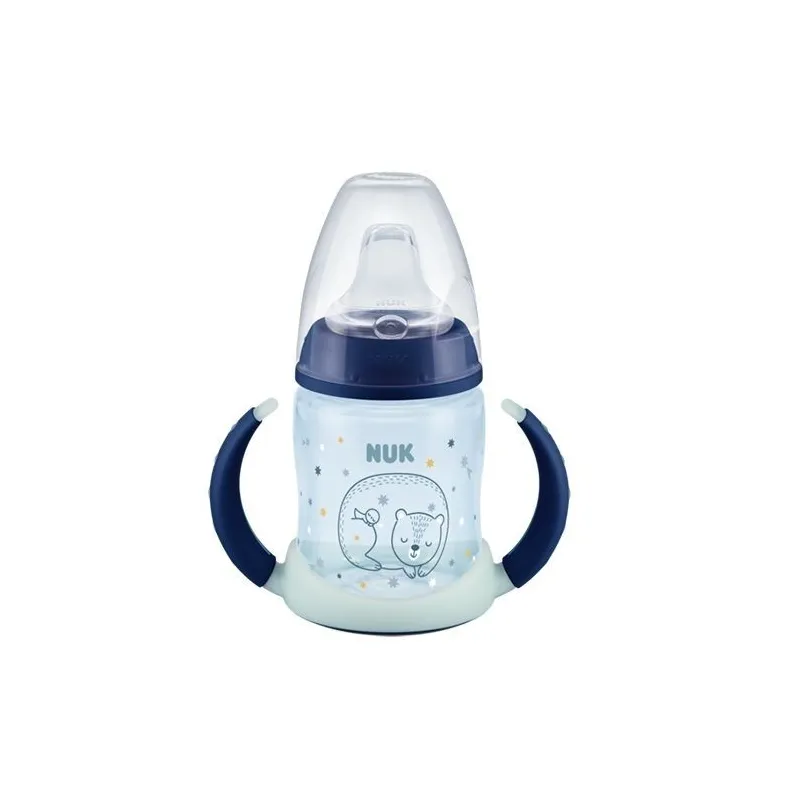 Nuk Tasse d'Apprentissage Nuit à Embout Souple 6-18 Mois 150ml-Bleu Nuk Tasse d'Apprentissage Nuit à Embout Souple 6-18 Mois 150ml-Bleu