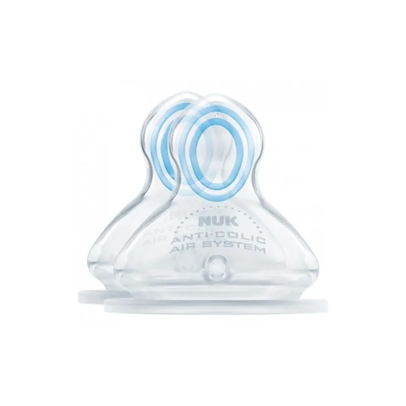 Nuk tétine physiologique 1 er âge S Silicone lot de 2