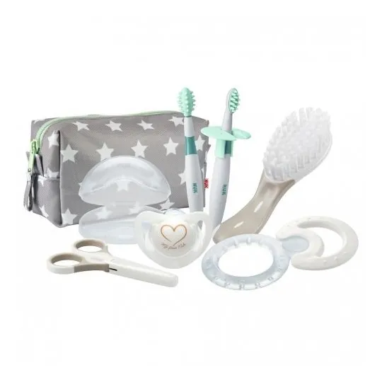 Nuk Trousse Nouveau Né 8 articles de soins Nuk Trousse Nouveau Né 8 articles de soins