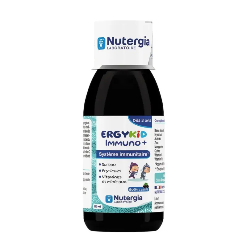 Nutergia ErgyKid Immuno+ Système Immunitaire 150ml