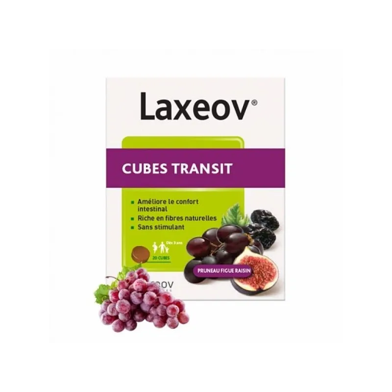 Nutreov Laxeov 20 Cubes Pruneau-Figue-Raisin