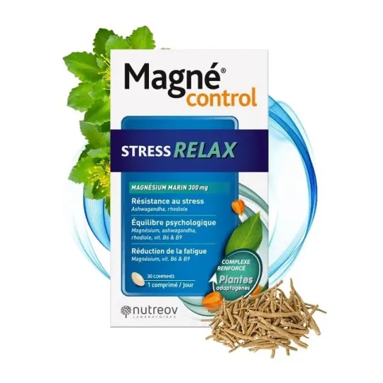 Nutreov Magné Control Stress Relax 30 comprimés