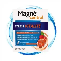 Nutreov Magné Control Stress Vitalité 30 Sticks Orodispersibles