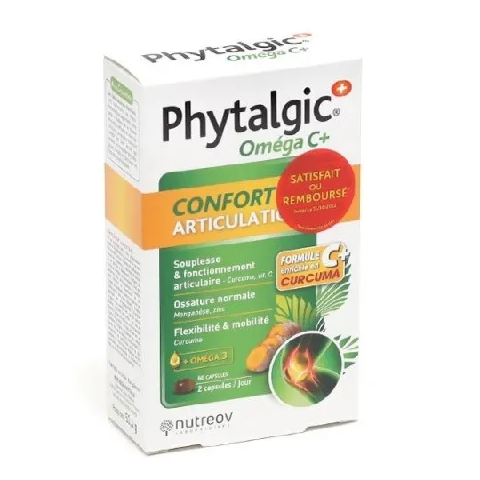 Nutreov Phytalgic Oméga C+ Confort Articulations 60 capsules