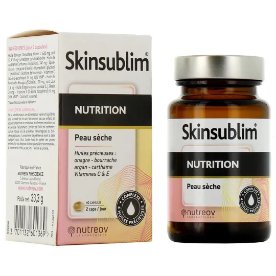 Nutreov Skinsublim Nutrition 40 capsules Nutreov Skinsublim Nutrition 40 capsules