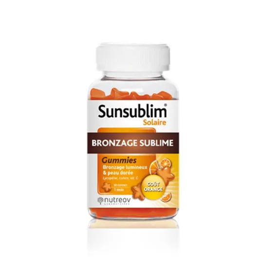 Nutreov Sunsublim 60 Gummies Bronzage Sublim Vegan