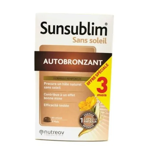 Nutreov Sunsublim Autobronzant 84 Capsules Nutreov Sunsublim Autobronzant 84 Capsules