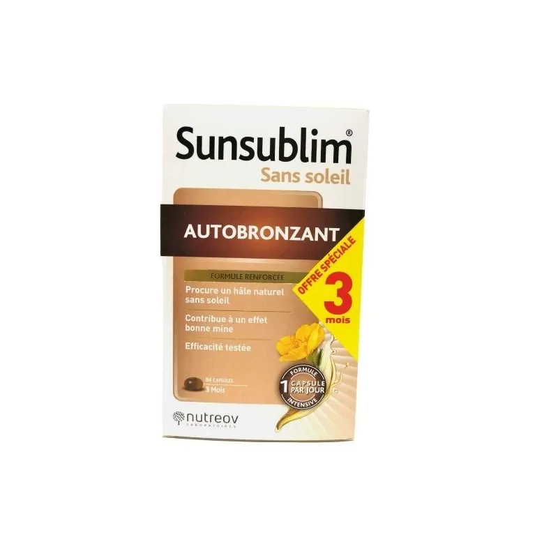 Nutreov Sunsublim Autobronzant 84 Capsules Nutreov Sunsublim Autobronzant 84 Capsules