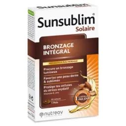Nutreov Sunsublim Bronzage Intégral 30 Capsules