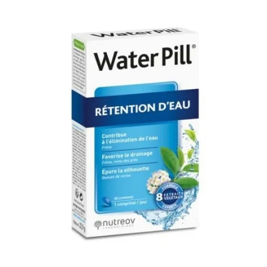 Nutreov Waterpill Rétention d'Eau 30 comprimés Nutreov Waterpill Rétention d'Eau 30 comprimés
