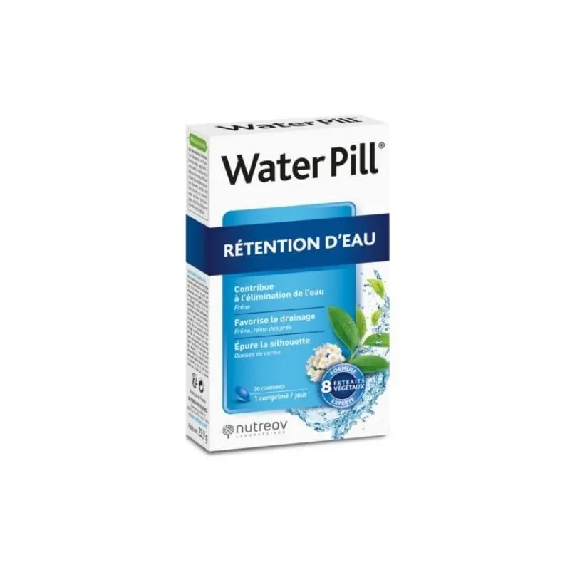 Nutreov Waterpill Rétention d'Eau 30 comprimés Nutreov Waterpill Rétention d'Eau 30 comprimés
