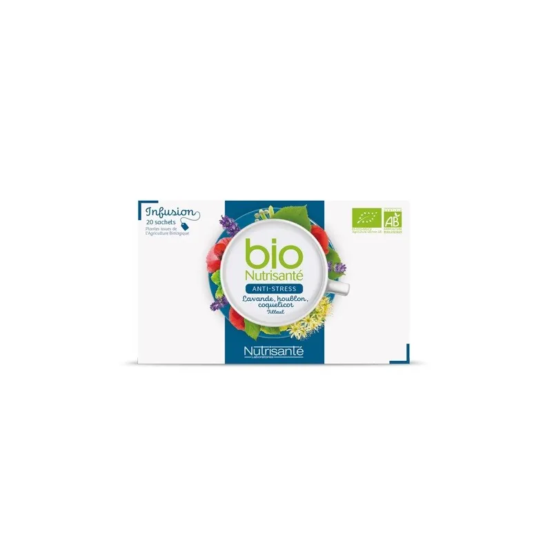 Nutrisanté Bio Infusion anti-stress 20 Sachets Nutrisanté Bio Infusion anti-stress 20 Sachets