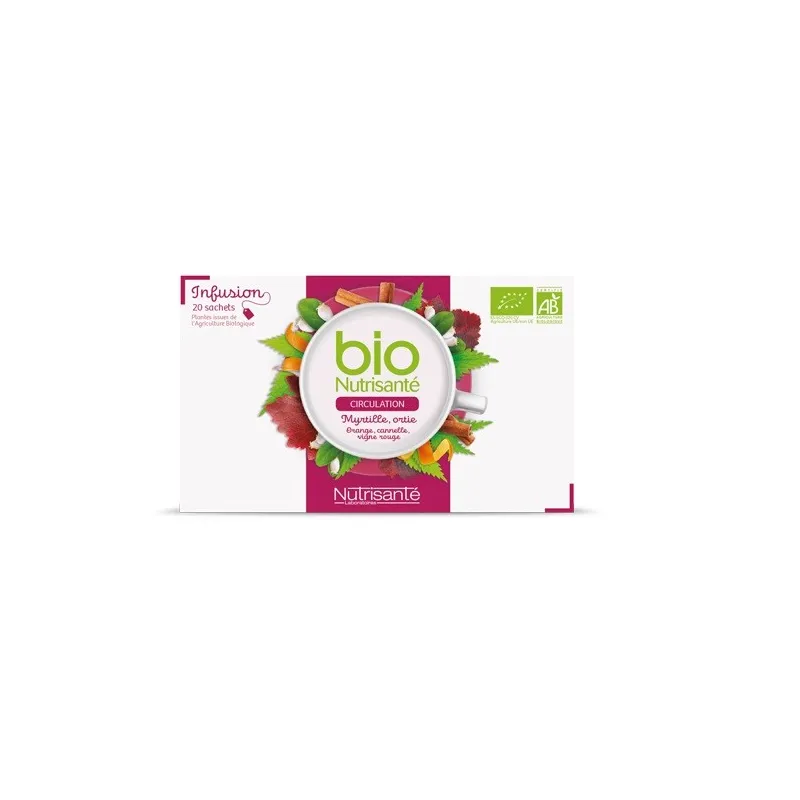 Nutrisanté Bio Infusion Circulation 20 Sachets Nutrisanté Bio Infusion Circulation 20 Sachets