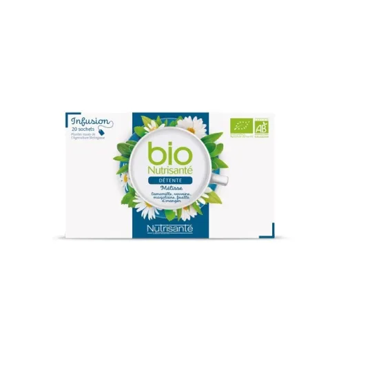 Nutrisanté Bio Infusion Détente 20 Sachets Nutrisanté Bio Infusion Détente 20 Sachets