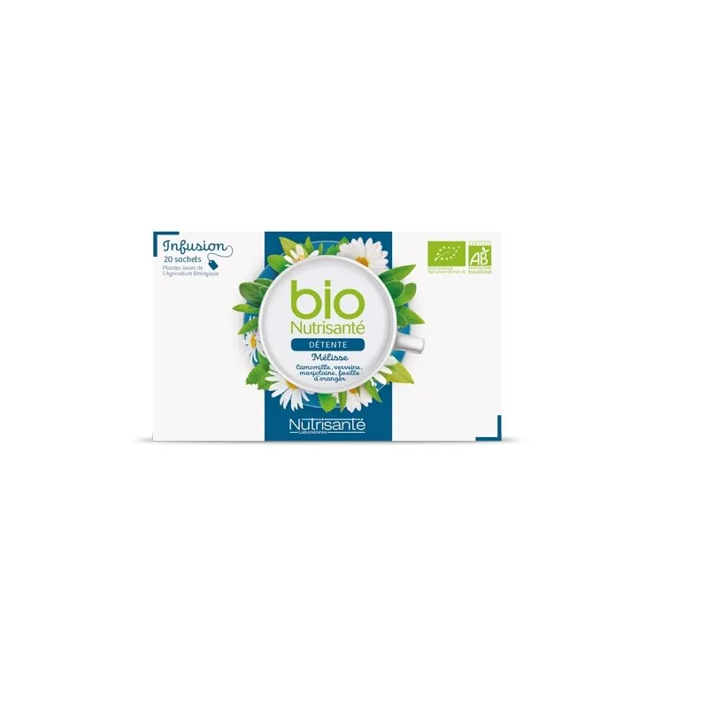 Nutrisanté Bio Infusion Détente 20 Sachets Nutrisanté Bio Infusion Détente 20 Sachets