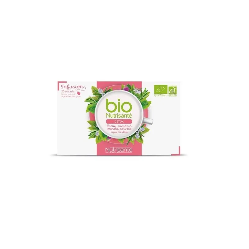 Nutrisanté Bio Infusion Détox 20 Sachets Nutrisanté Bio Infusion Détox 20 Sachets