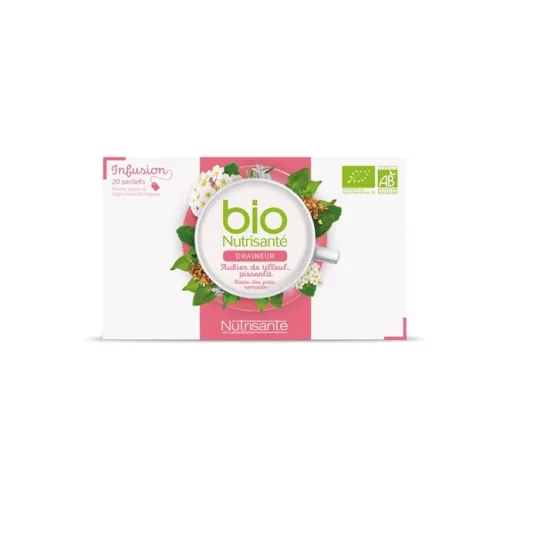 Nutrisanté Bio Infusion Draineur 20 Sachets Nutrisanté Bio Infusion Draineur 20 Sachets