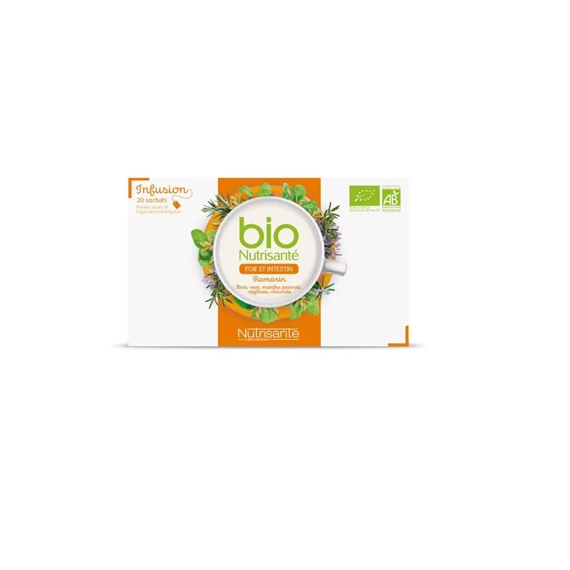 Nutrisanté Bio Infusion Foie et Intestin 20 Sachets
