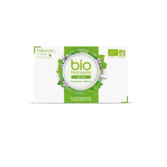 Nutrisanté Bio Infusion Mélisse 20 Sachets Nutrisanté Bio Infusion Mélisse 20 Sachets