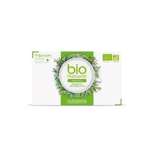 Nutrisanté Bio Infusion Romarin 20 Sachets Nutrisanté Bio Infusion Romarin 20 Sachets