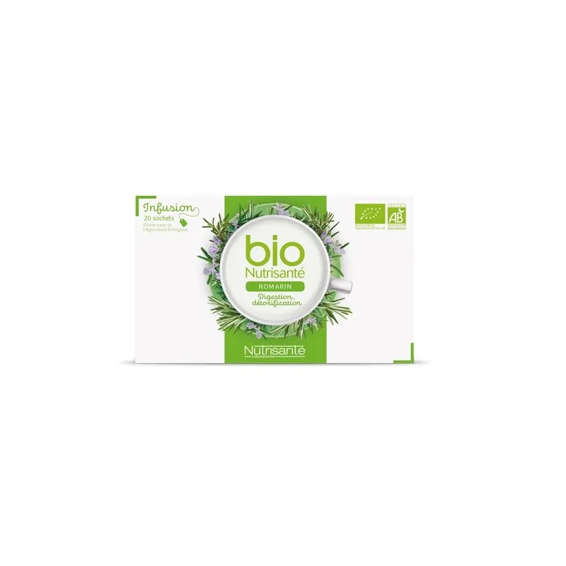 Nutrisanté Bio Infusion Romarin 20 Sachets Nutrisanté Bio Infusion Romarin 20 Sachets