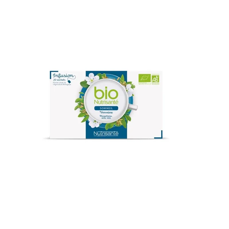 Nutrisanté Bio Infusion Sommeil 20 Sachets Nutrisanté Bio Infusion Sommeil 20 Sachets