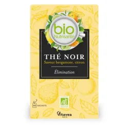 Nutrisanté Bio Thé Noir Elimination Saveur Bergamote