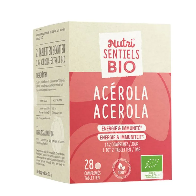 Nutri'sentiels Bio Acérola 28 comprimés