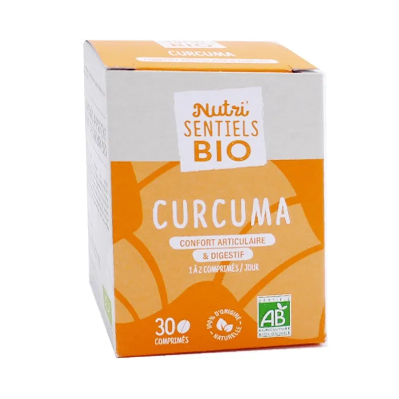 Nutri'sentiels Bio Curcuma 30 comprimés Nutri'sentiels Bio Curcuma 30 comprimés