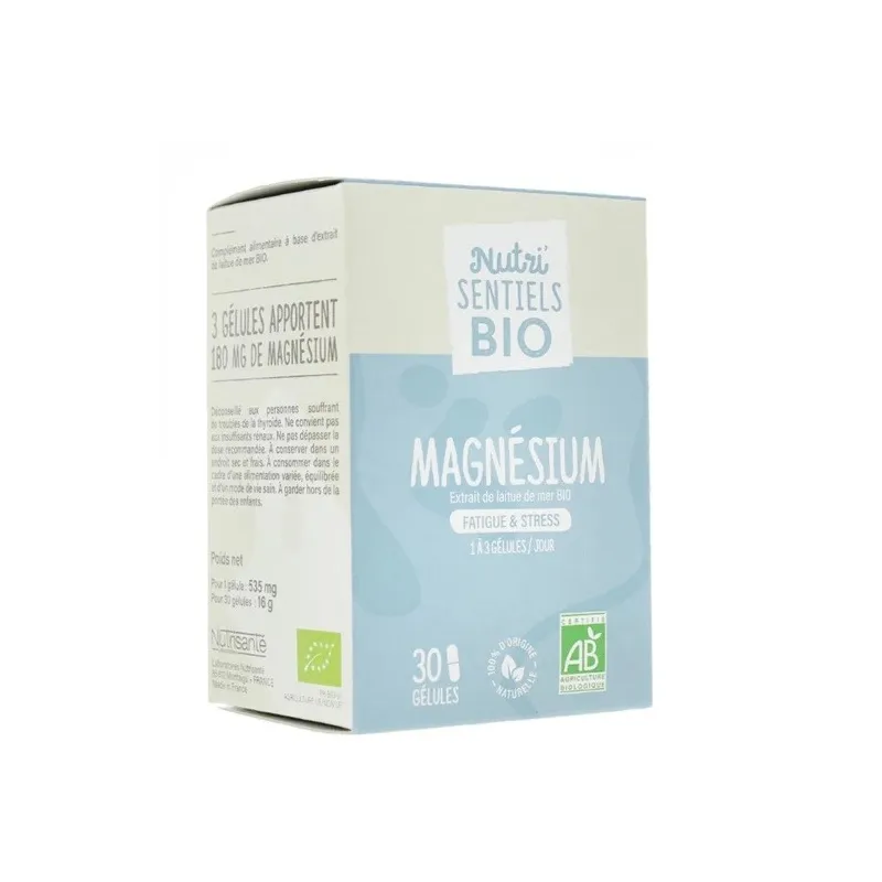 Nutri'sentiels Bio Magnésium 30 gélules Nutri'sentiels Bio Magnésium 30 gélules