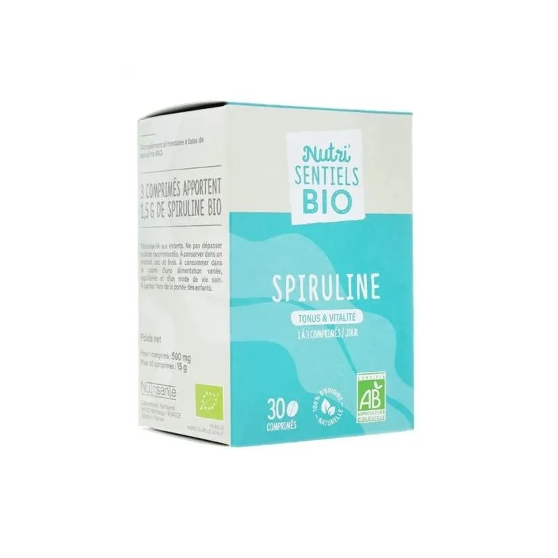 Nutri'sentiels Bio Spiruline 30 comprimés Nutri'sentiels Bio Spiruline 30 comprimés
